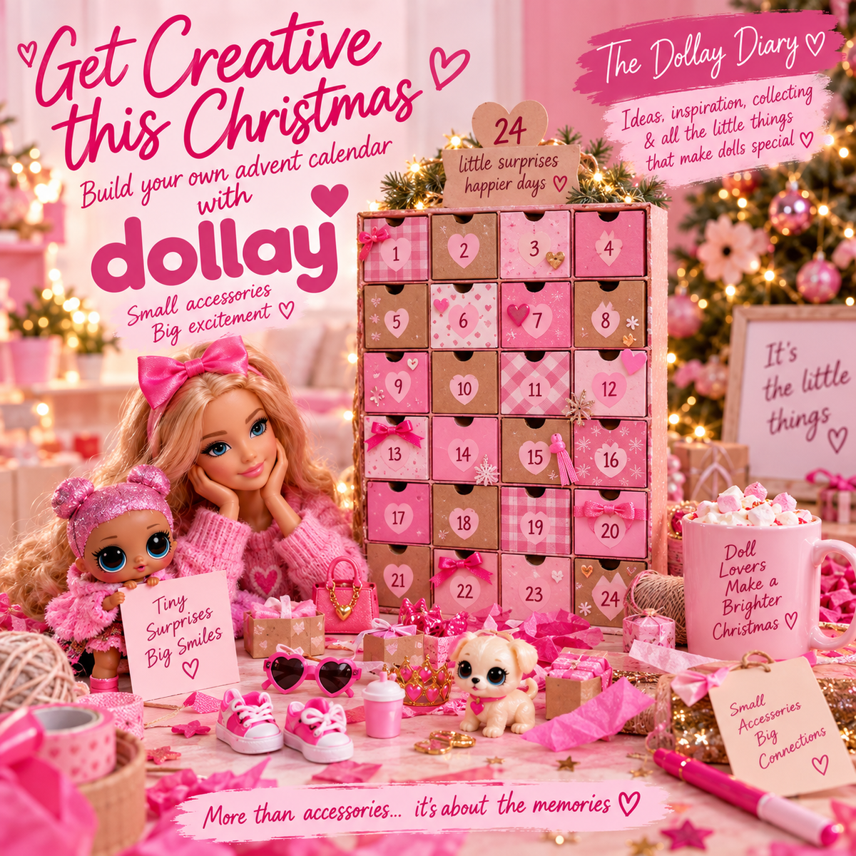 Make Christmas a Little More Magical: Create Your Own Doll Advent Calendar
