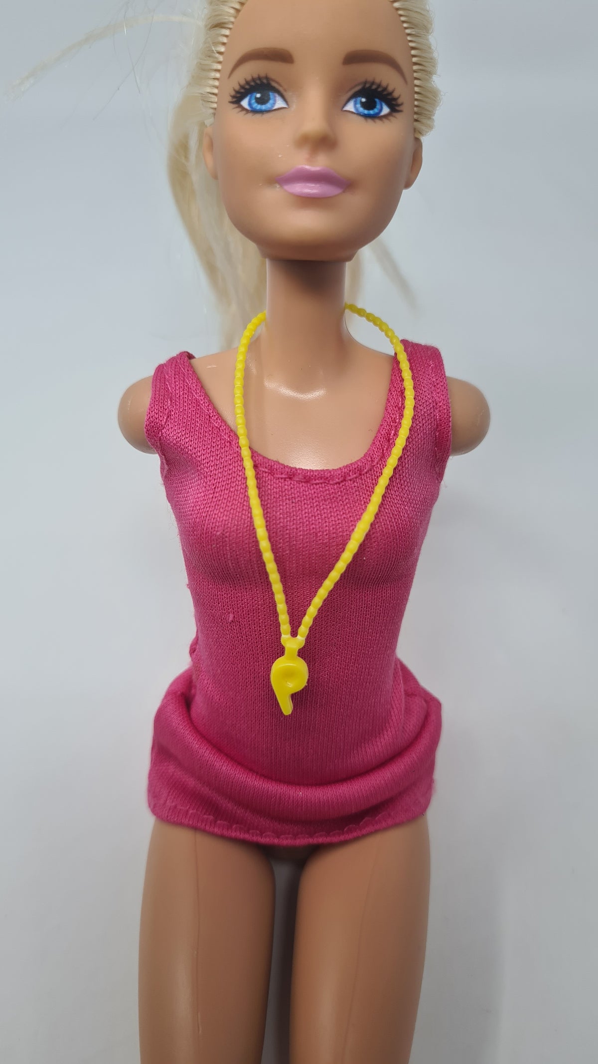 Barbie Doll Whistle Necklace