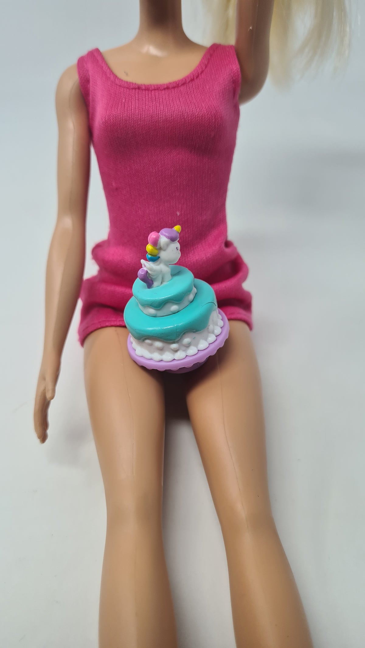 Barbie Type Doll Unicorn Birthday Cake