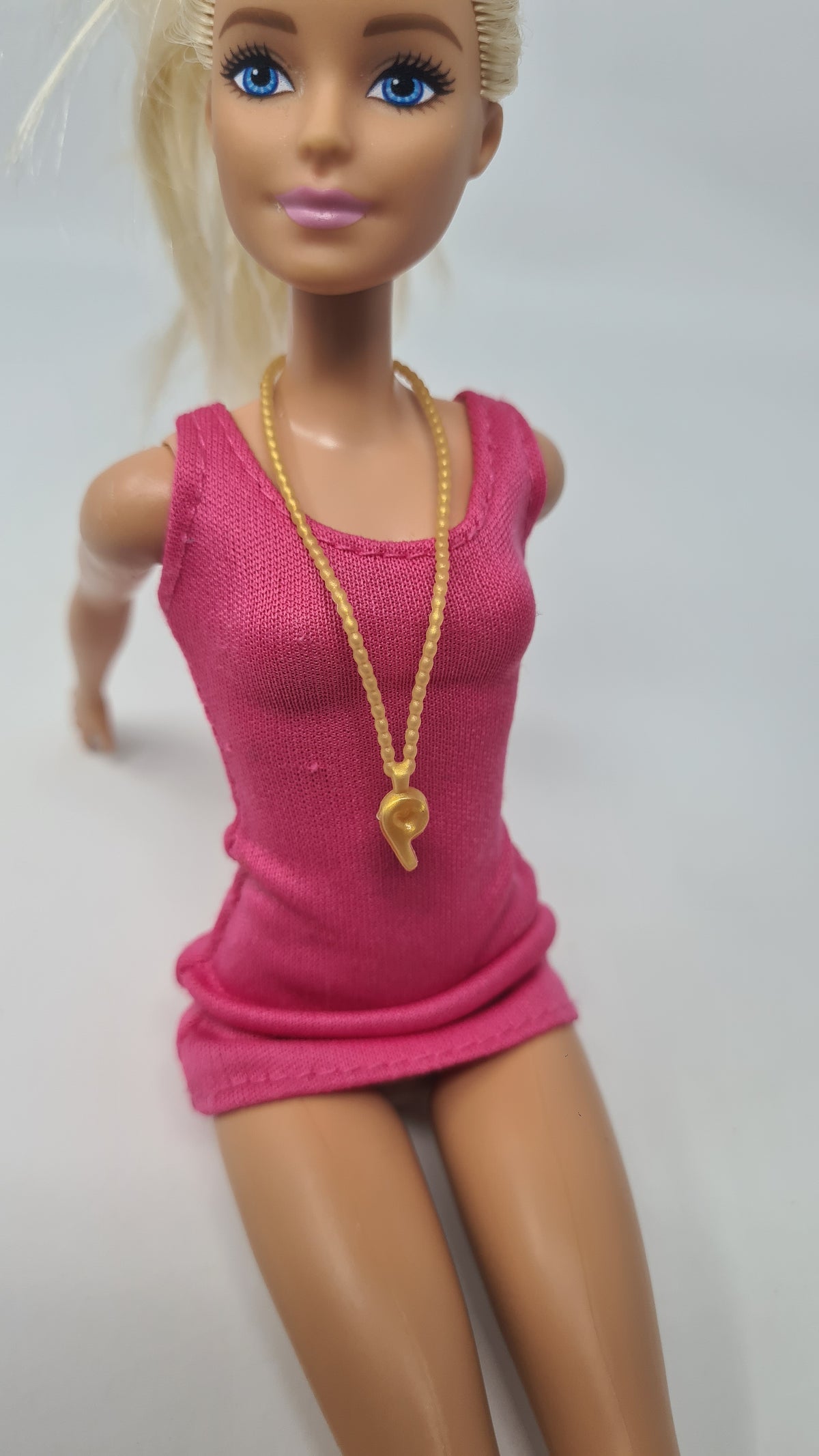 Barbie Doll Whistle Necklace
